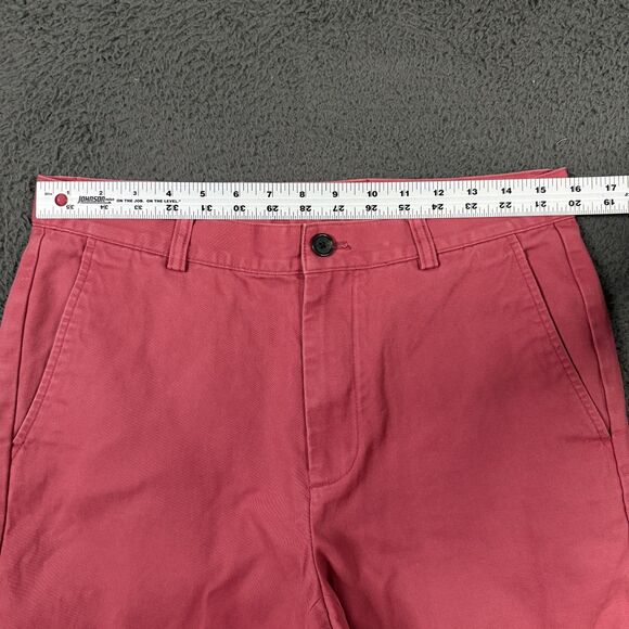 Brooks Brothers Pants Mens 32x32 Nantucket Red Straight Fit Chinos Preppy - Picture 8 of 13
